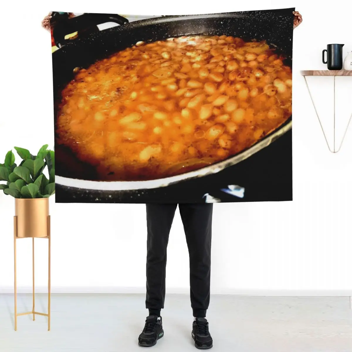 Фото Плед PINTO BEANS FRIJOLES, всесезонный, мягкий, легкий, для дома №2