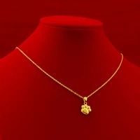 simple 24k yellow gold plated cat claw necklace for women ins wind pendant collarbone chain not fade wedding anniversary gifts