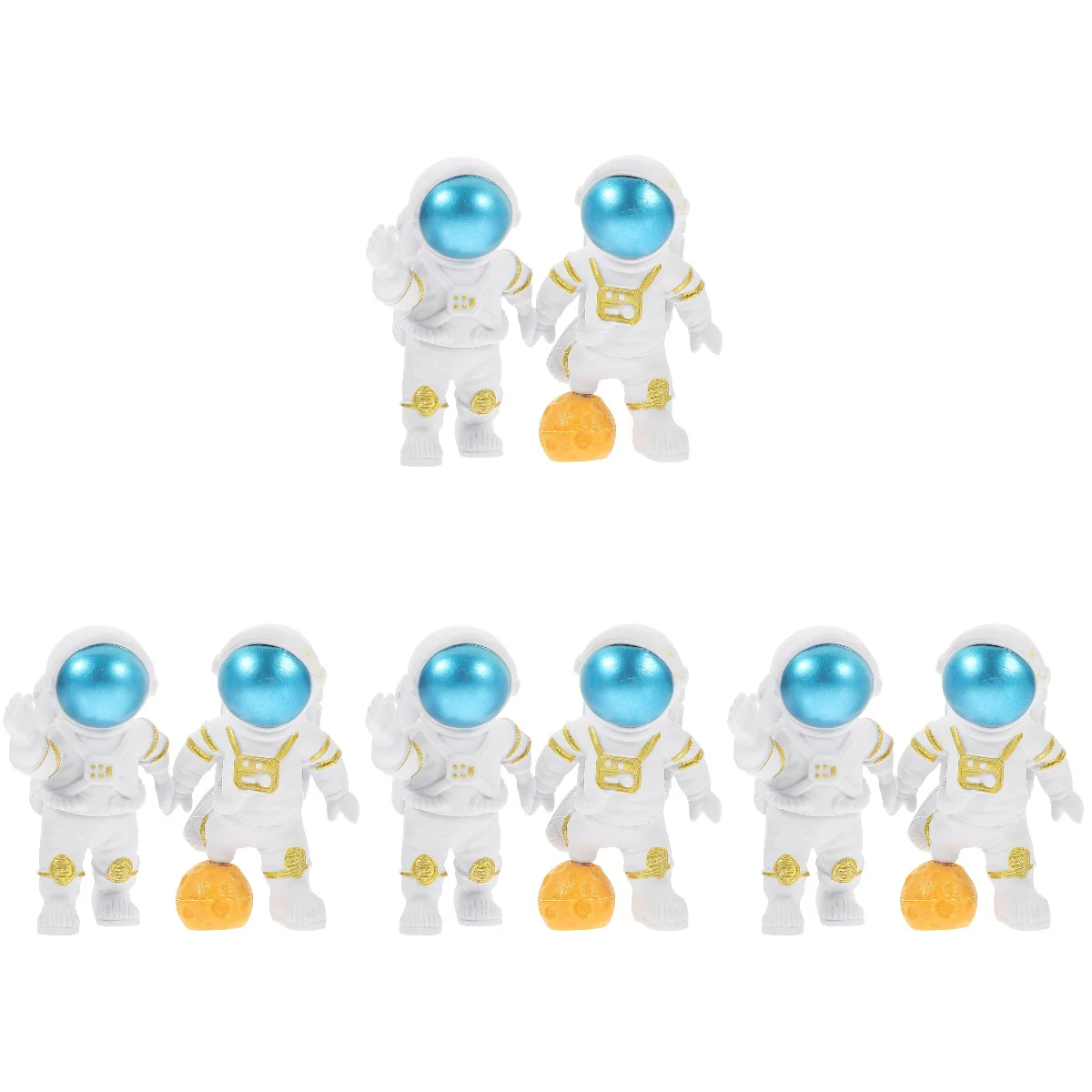 

8 pcs Aquarium Decoration Ornament House Astronaut Decor Tank Aquarium Astronaut Adorn for Tank Cake House