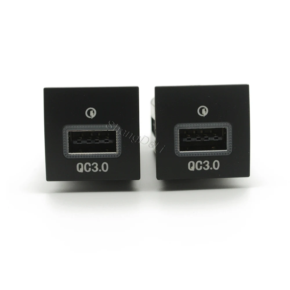 Автомобильное быстрое зарядное устройство розетка 12 В/24 В прикуриватель QC3.0