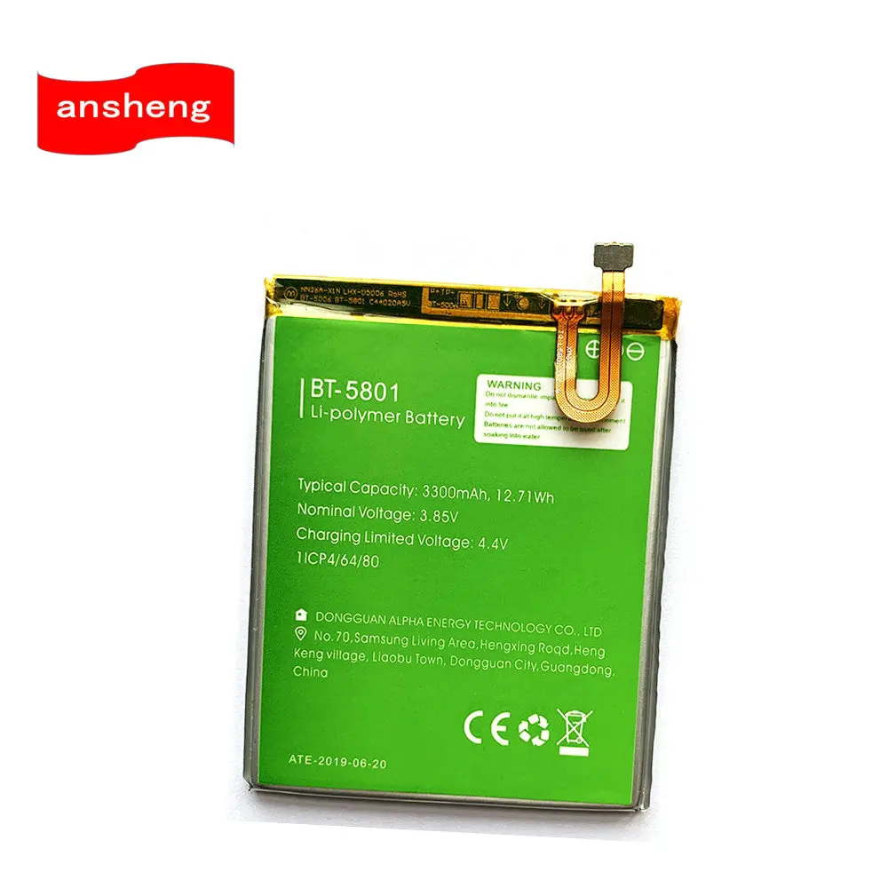 

Original BT-5801 BT5801 BT 5801 3300mAh Battery For LEAGOO S9 S 9 Smartphone