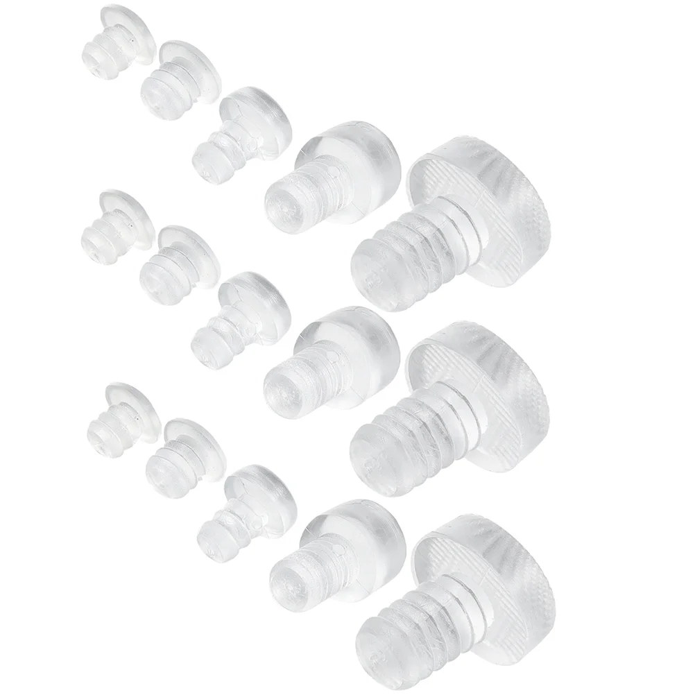 

75 Pcs Glass Table Top Bumpers Cabinet Cupboard Pads Desk Mat Clear Furniture Anti Skid