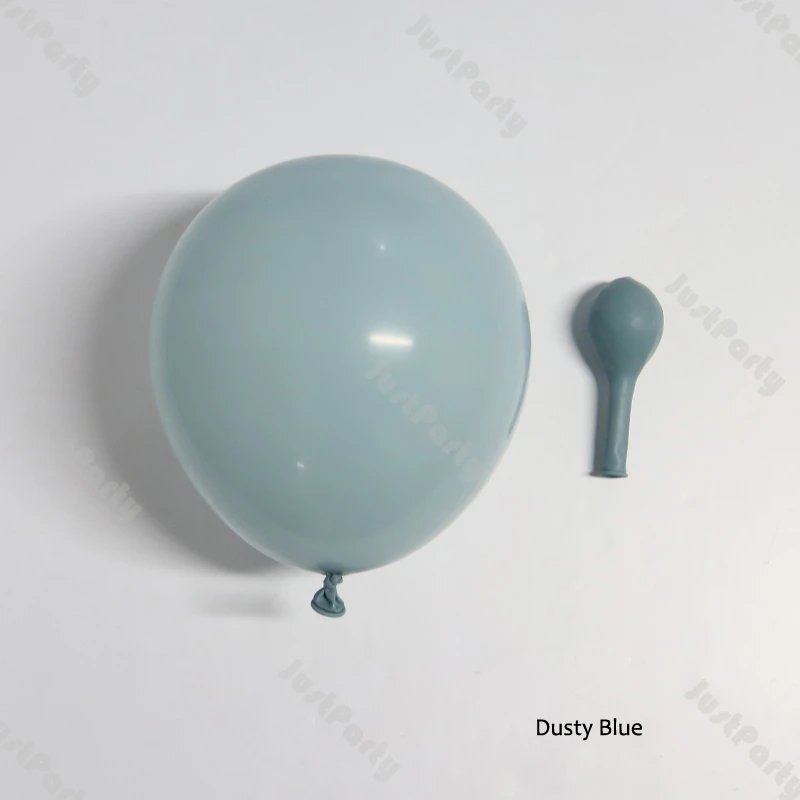 5/10/12/18inch Retro Matte Balloon Decorations Dusty Ocean Blue Caramel Beige Balloons Garland Arch Kit Boy Birthday Party Decor - купить по