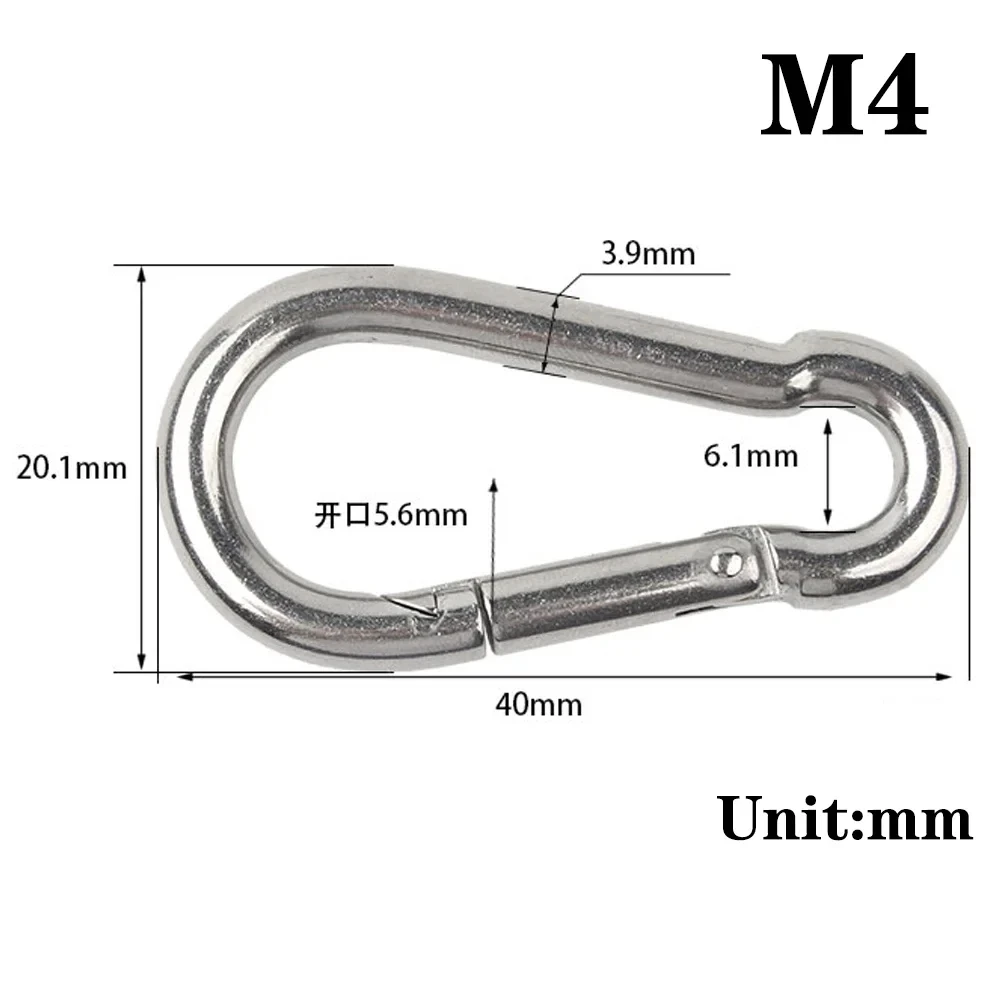 

Карабины из нержавеющей стали M4 M5 M6 M8 M10