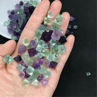 1000g natural mixed fluorite octahedron gem small rough stone specimen healing diy natural quartz crystals stones and crystal
