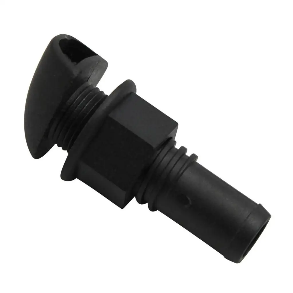 

1 Piece Injection Molded Black Fuel Gas Tank Vent for 5/8" Hose.