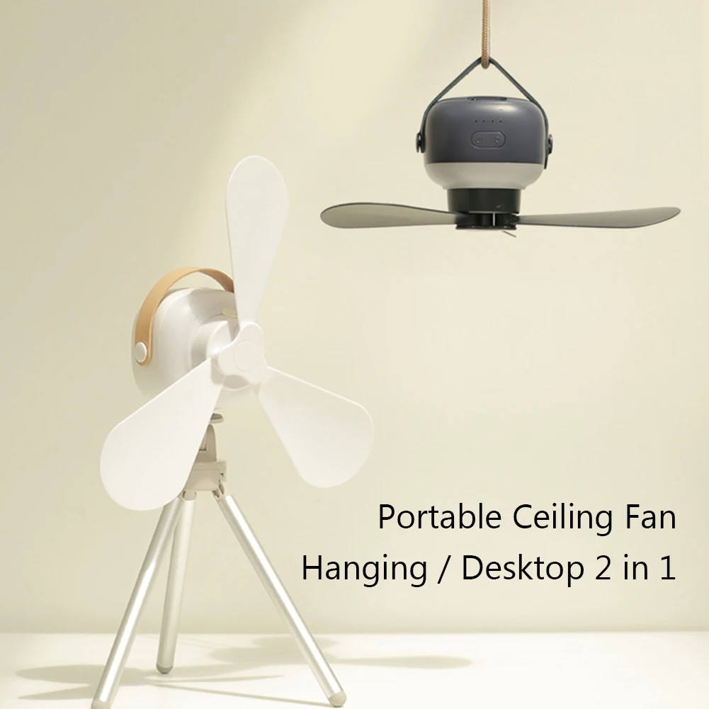 

Portable Camping Fan Remote Control Cooling Tent Fan 7200mAh Camping Ceiling Fan For Camping Travel BBQ Camping Accessories