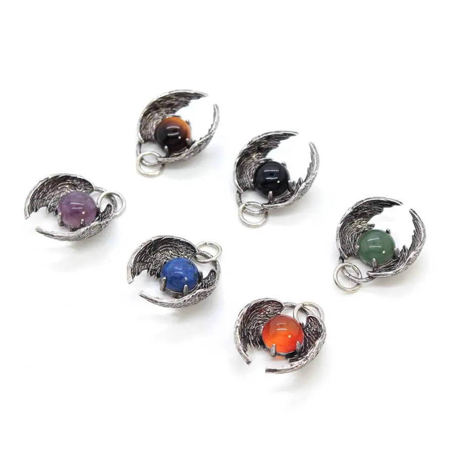 Женское ожерелье с подвеской ангельские крылья