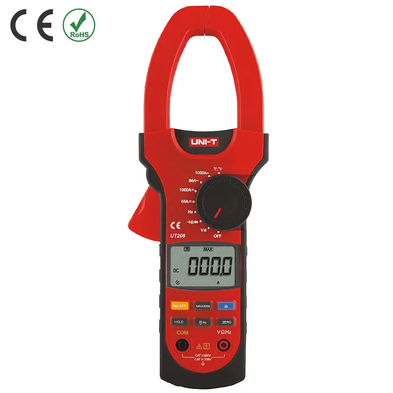 

UT208 1000A Digital Clamp Meter multimeter