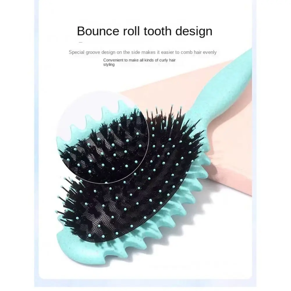 Щетка для завивки из щетины кабана антистатическая щетка определения локонов