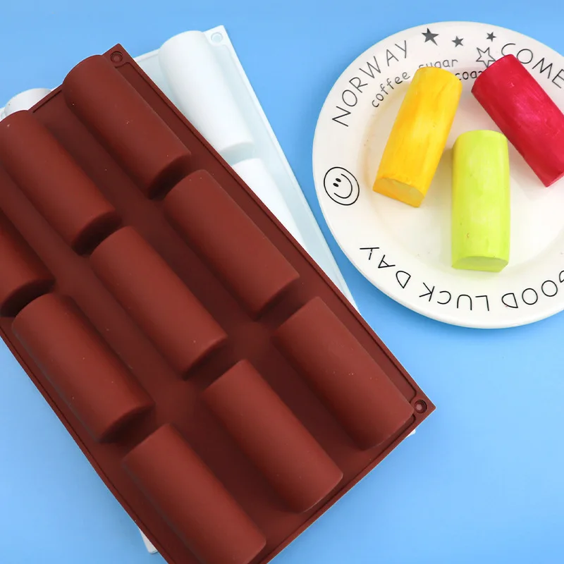 9-цилиндрическая полуцилиндрическая полоска силиконовая форма для торта трубки