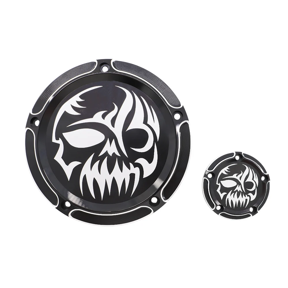 

Крышка таймера Дерби двигателя мотоцикла для Harley Dyna Softail Touring Road King Electra Glide FLHR FLHX FXST, боковые крышки сцепления