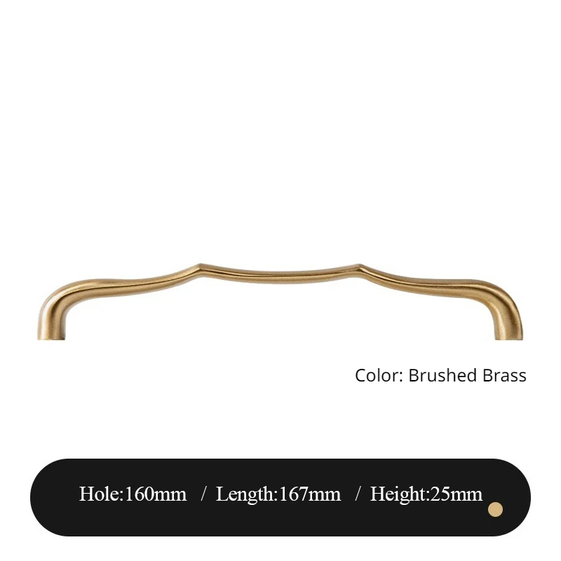 

Ручки для шкафов TONA латунные бронзовые