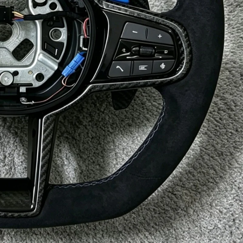 Спортивный руль из карбона CS, прямые поставки с завода, для BMW G05 G08 G11 G12 G15 G20 G22 G30 G31 G36 G38 G87 M3 G80 M4 G82 G42 M5 (art.: 3920db4598d0c) - 3920db4598d0c
