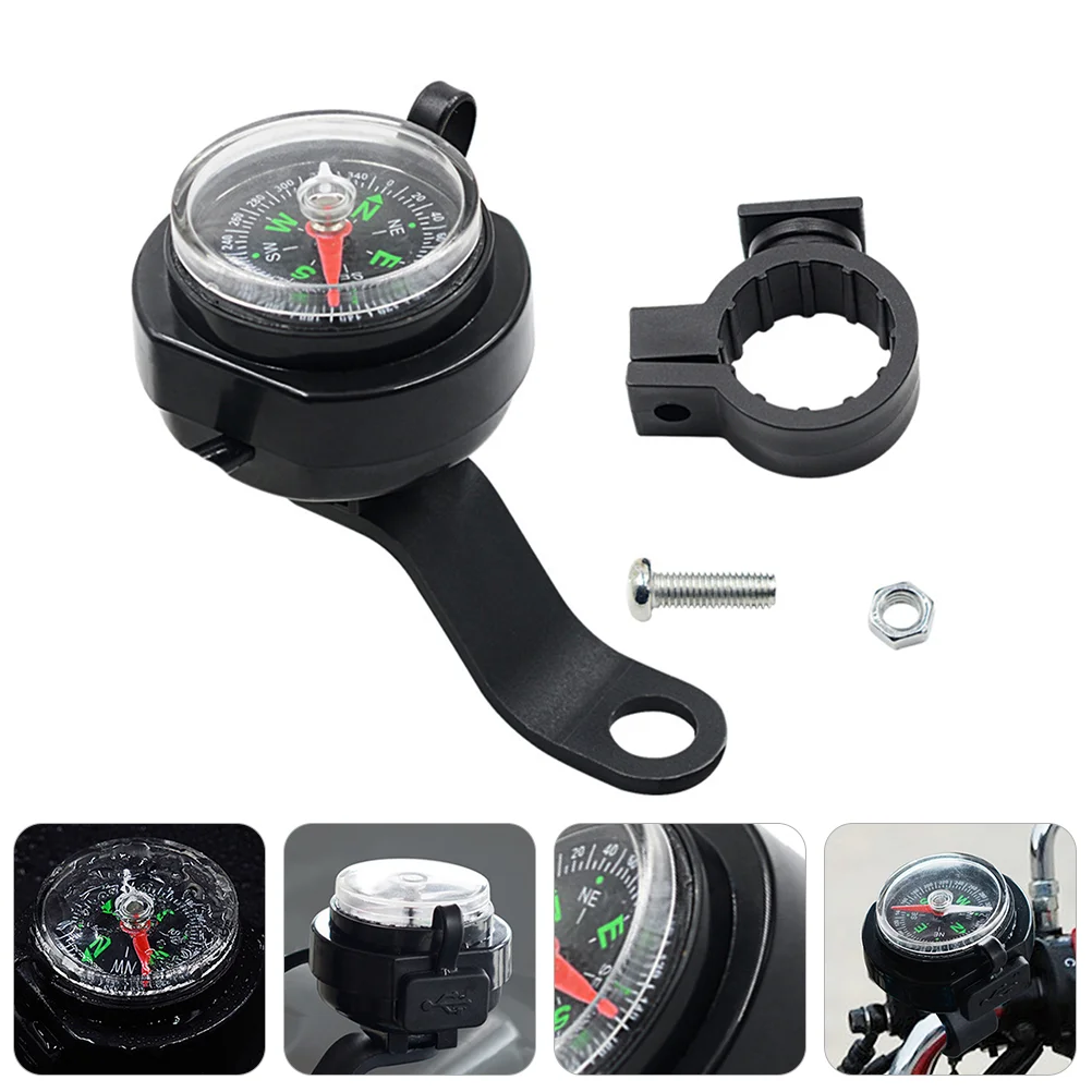 

2 Sets Compass Motorcycle USB Adapter Charging Socket