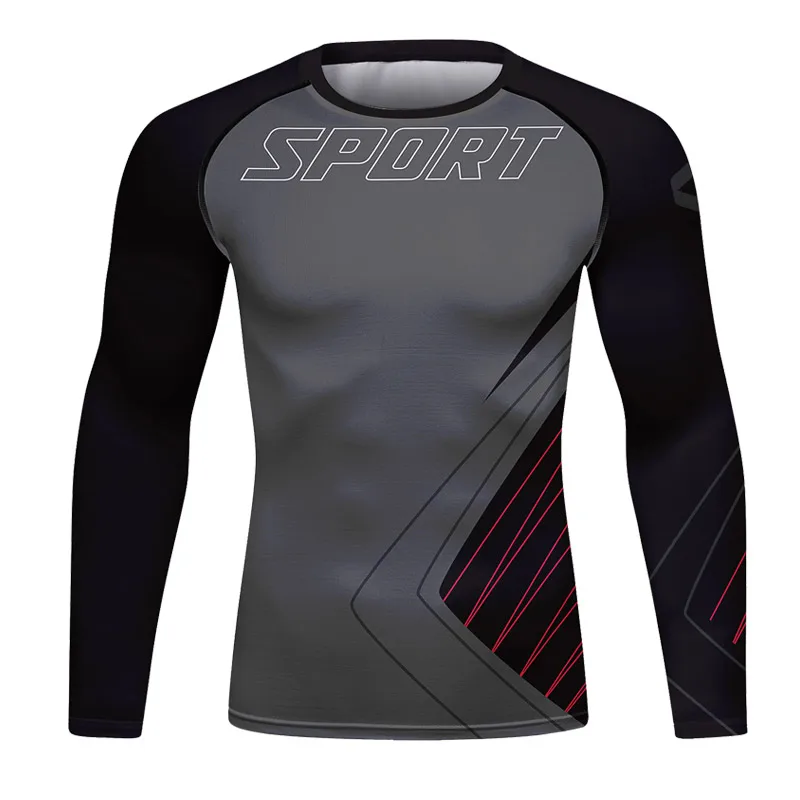 

Cody Lundin Custom Logo High Quality Long Fitness Shirts 3D Printed Long Sleeve MMA For Men Bjj Rashguard