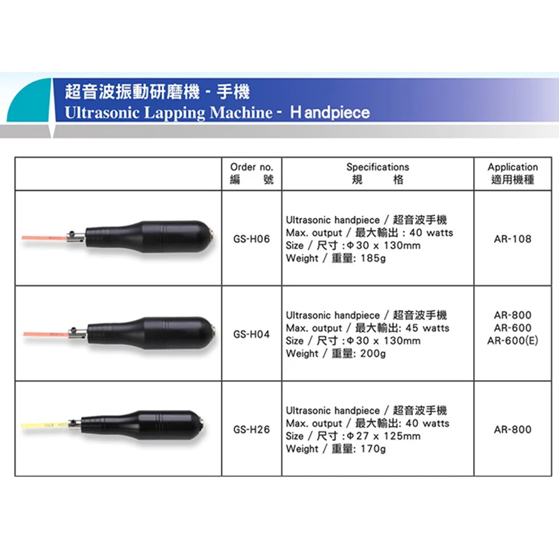 Оригинальная ультразвуковая полировальная машина Taiwan Besdia AR-800