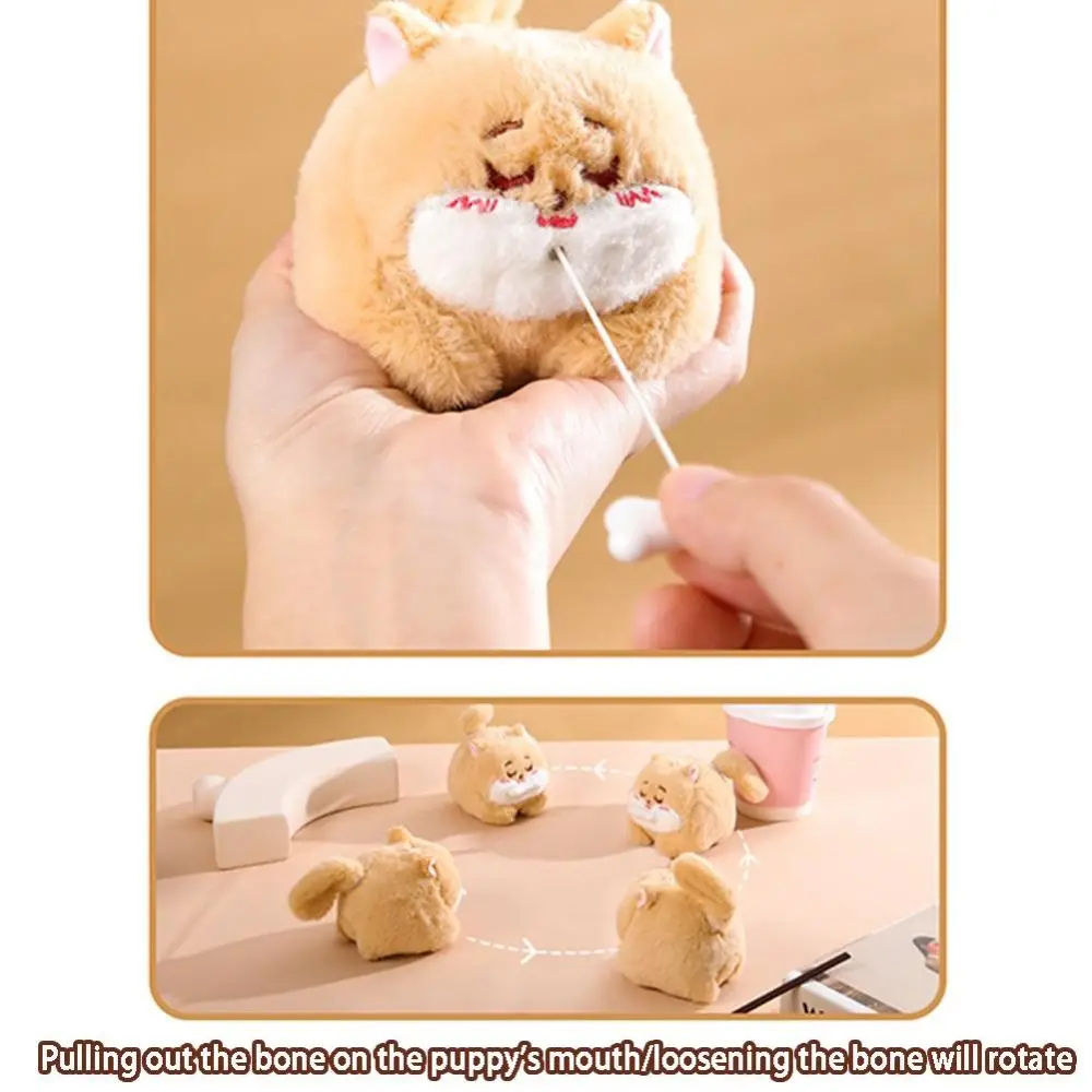 Плюшевая игрушка для собаки собачий хвост брелок ключей мультяшный плюшевый