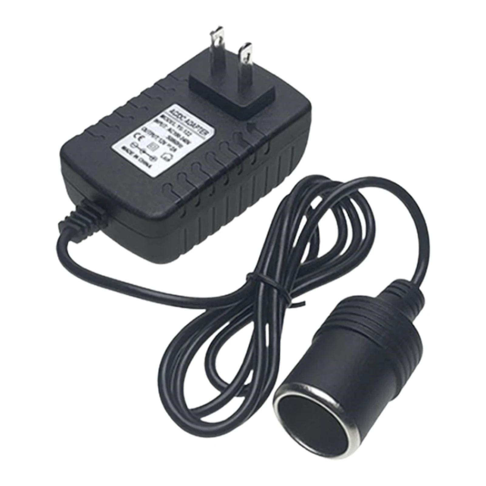 

12V 2A DC Converter Car Smoke Lighter Socket Power Adapter AC 100V-240V to DC 12V 2A 24W Power Converter Adapter American Wall P