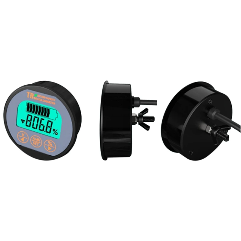 Тестер аккумулятора TR16 измеритель емкости цвет черный 8-80 В постоянного тока 350 А