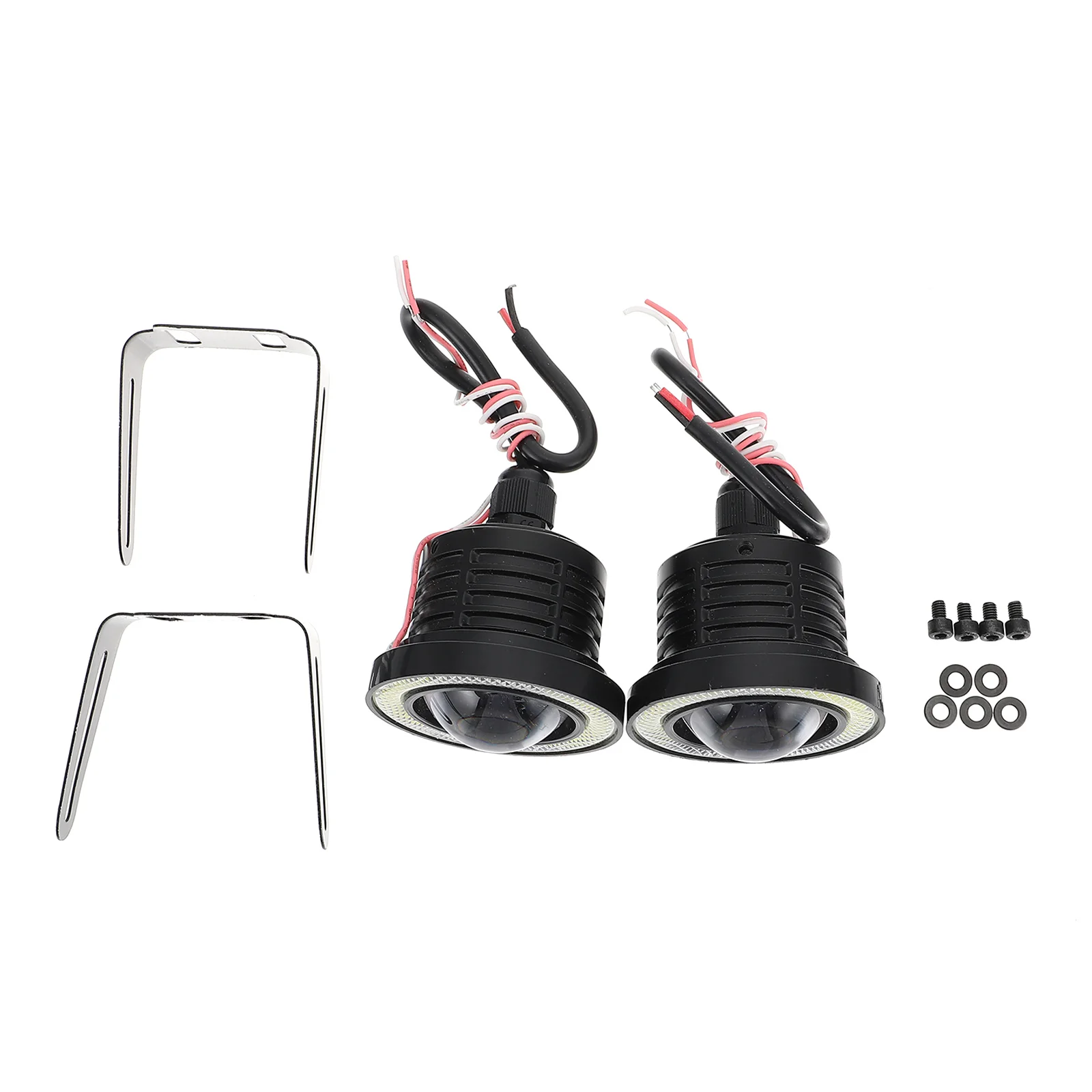 

2pcs Portable Durable Practical Car Fog Lights Daytime Running Lights Running Lamp