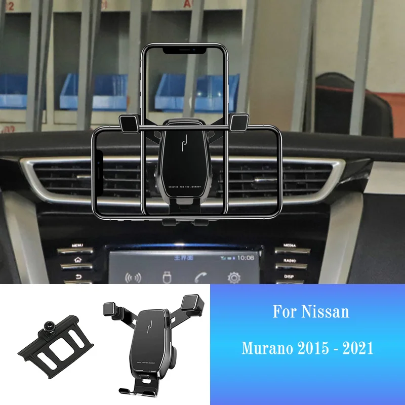 

Автомобильный держатель для мобильного телефона для Nissan Murano Z52 2015-2021, крепление для смартфона, автомобильный Стайлинг, кронштейн, подставка с GPS, вращающаяся поддержка