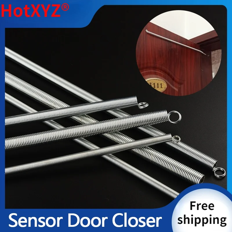 

Zinc Plated Automatic Close Door Pullback Tension Spring Steel 65Mn Cylindroid Helical Coil Extension Gate Closure Kit