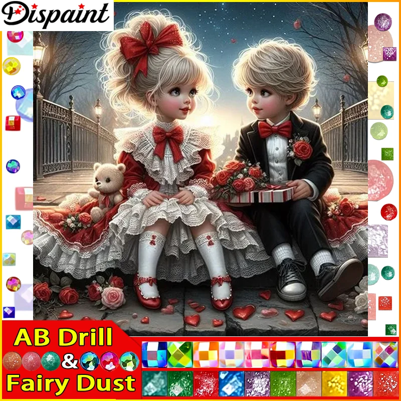 Картина для алмазной вышивки квадратная/круглая парная Роза