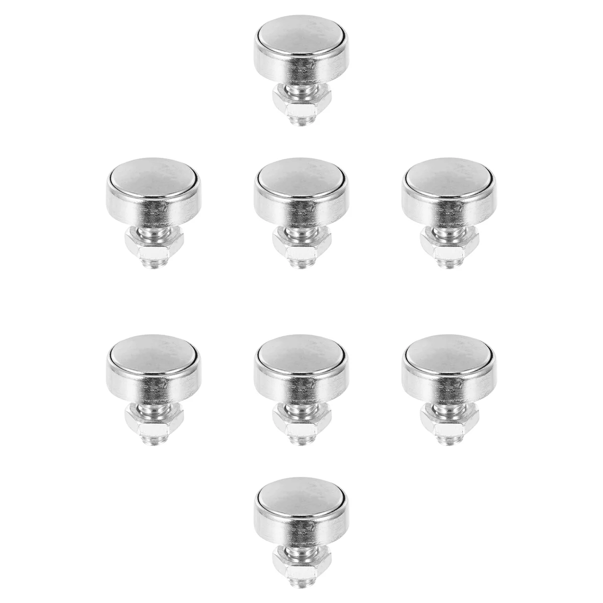 

4 Pairs License Plate Screw Nuts License Frame Fixing Screws Anti-theft Screws