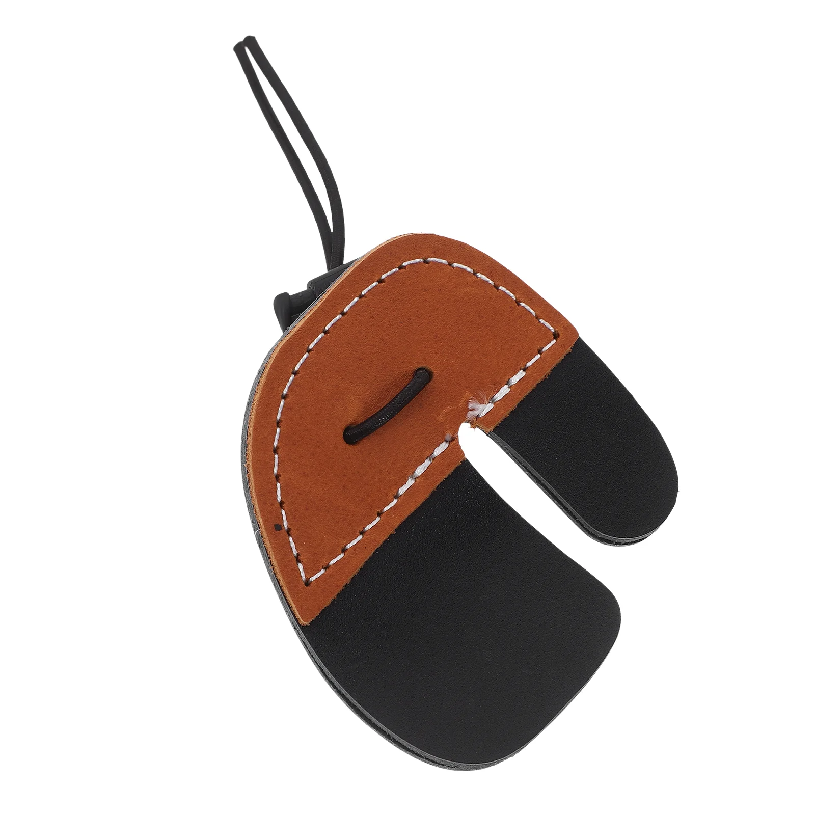 Коричневая двухслойная защита для пальцев с луком и стрелами 1 шт. защитные