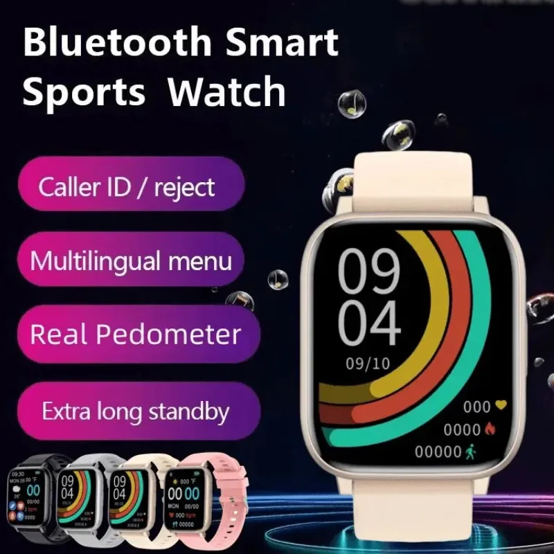 

Men Smart Wrist Watch Smartwatch Women Waterproof Wristband Health Monitoring Alarm Clock Reminder Fitness Band Man Watches