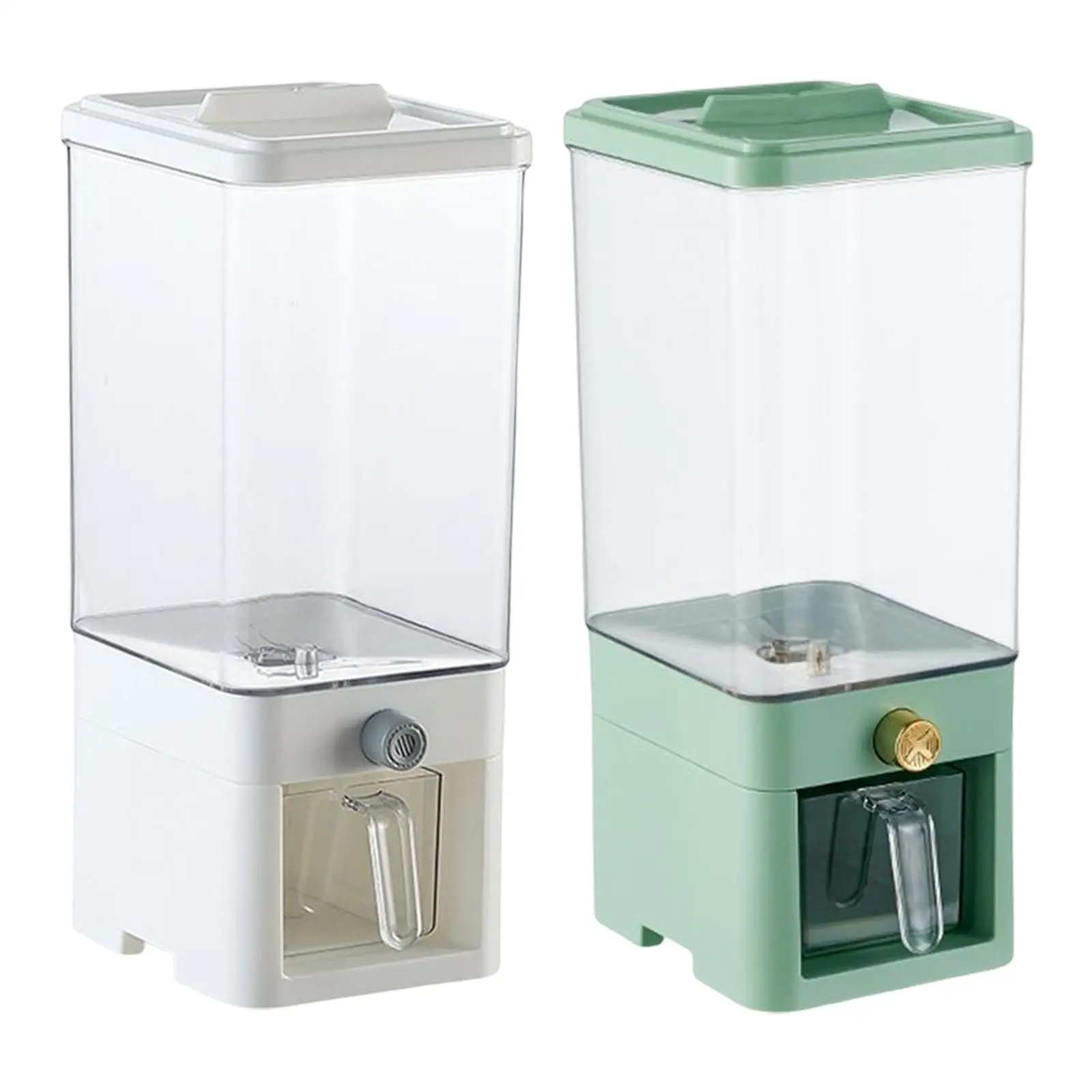 

Rice Storage Container Household Cereal Dispenser Bucket Grain Dispenser for Countertop