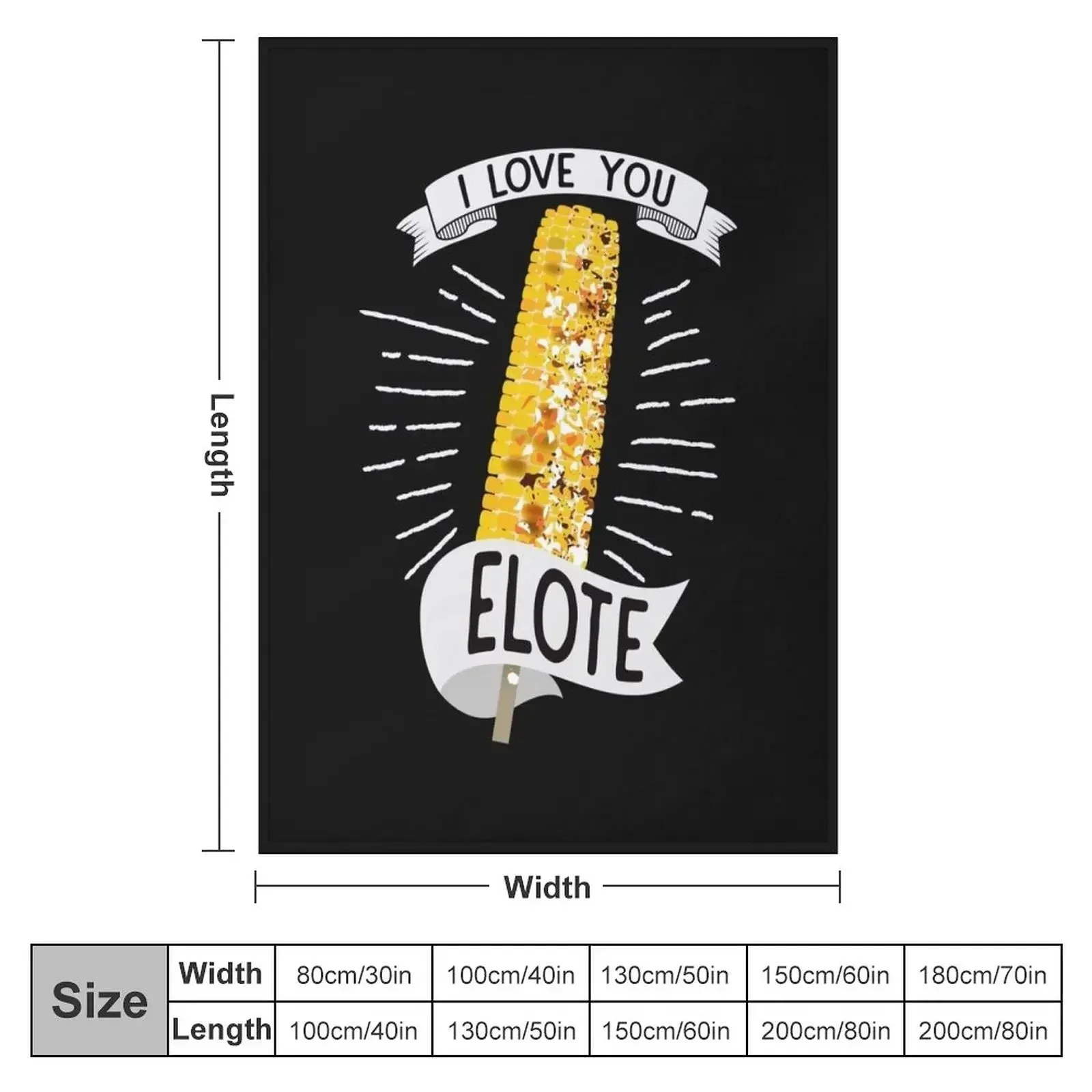 Фланелевое одеяло Latinx Elote Street Food Corn