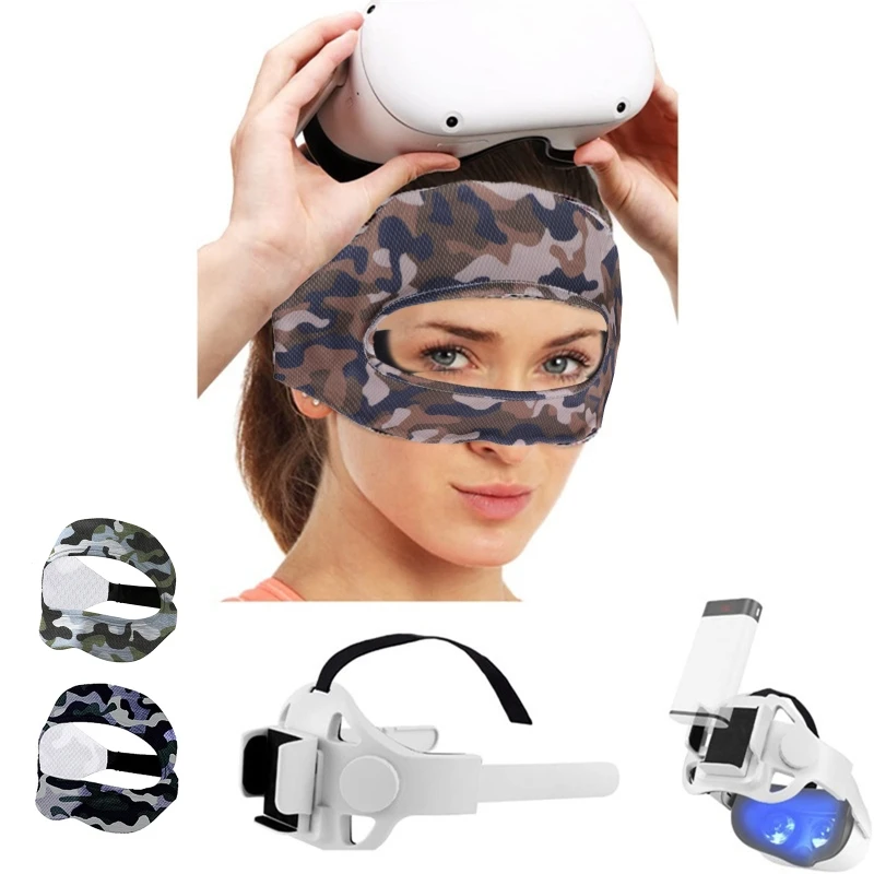 Регулируемый эластичный ремень дизайнерская маска для глаз совместимая с Oculus Quest