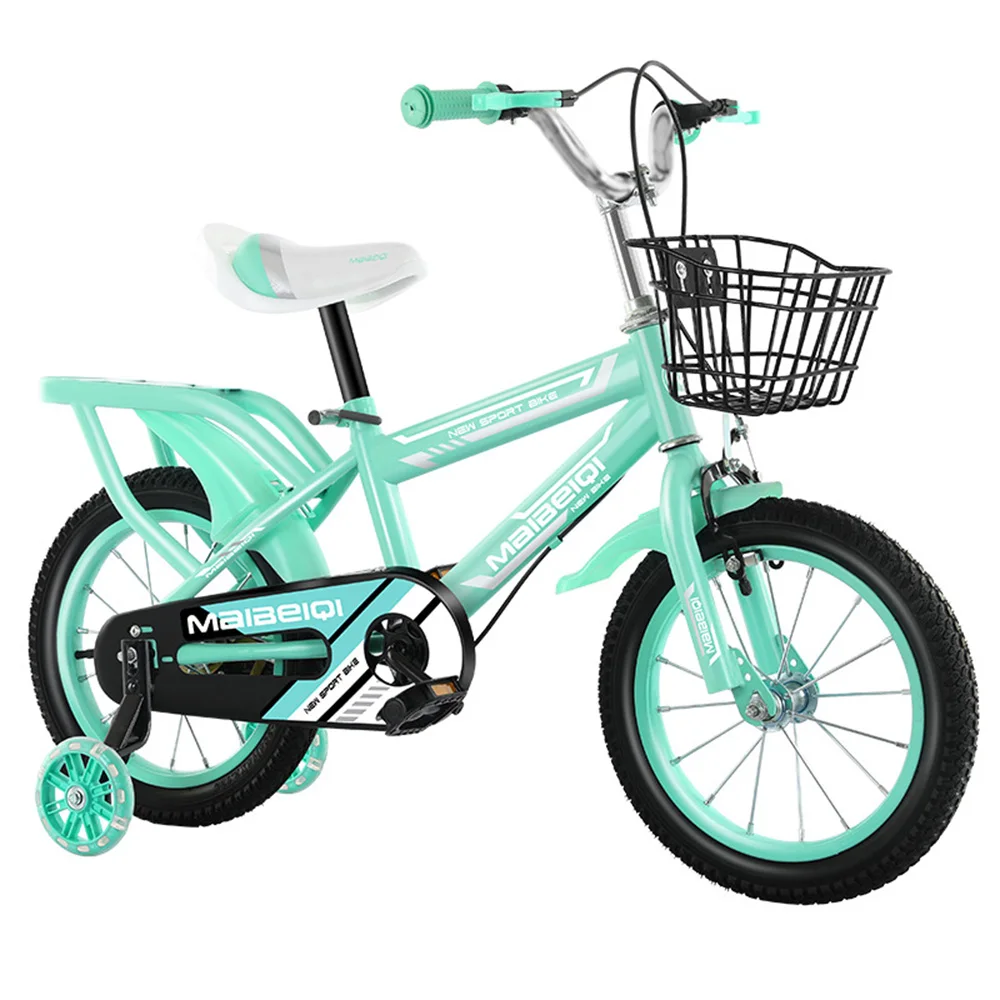

Children Bike Newly Upgraded Bicycle Silent Auxiliary Wheel Comfortable Saddle Anti Slip And Wear-Resistant Safe Braking