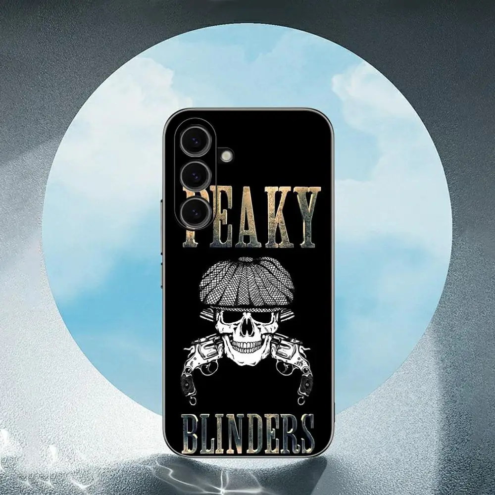 Фото Модный чехол для телефона P-peaky blinders для Samsung Galaxy S26 S25 S24 S23 S22 S21 Plus Ultra Note20, мягкий, черный №2