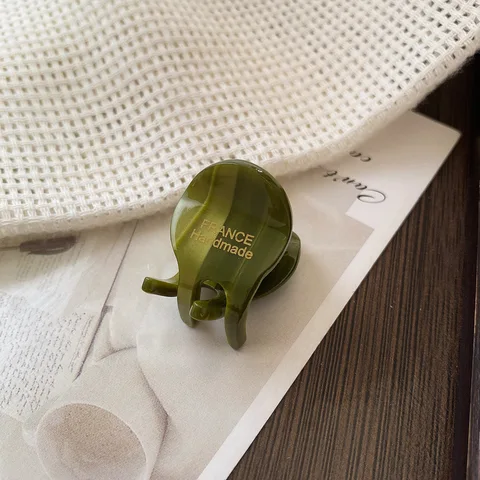 Мини заколки-крабы из ацетата