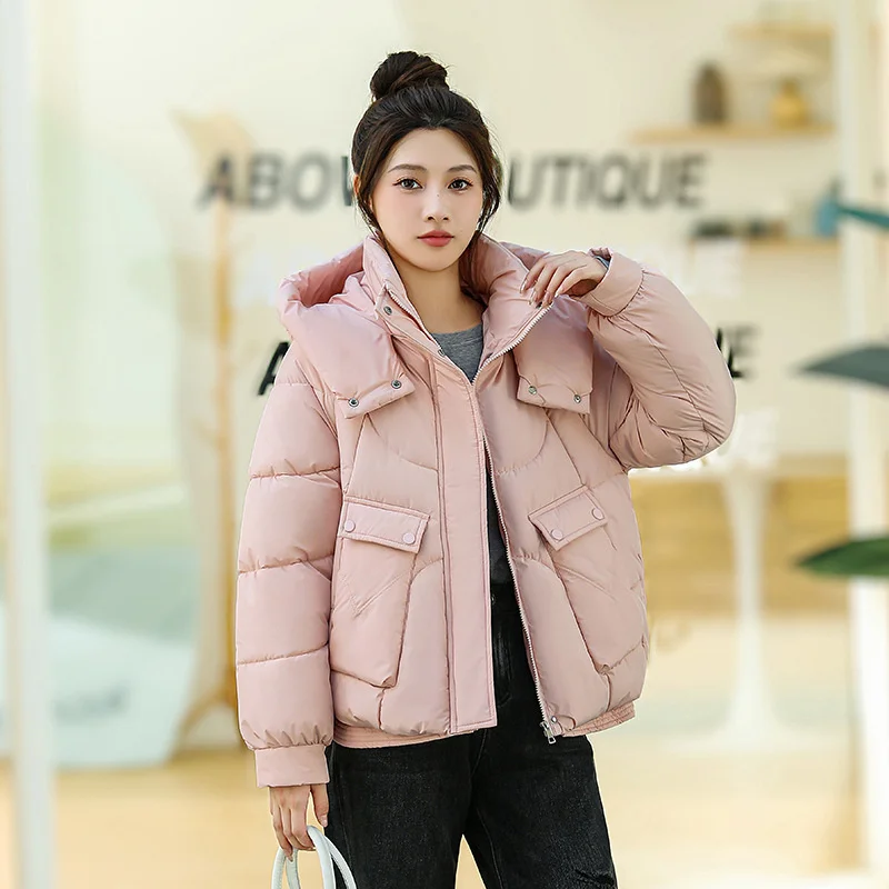 Новая женская зимняя куртка пуховое пальто с хлопковой подкладкой женское