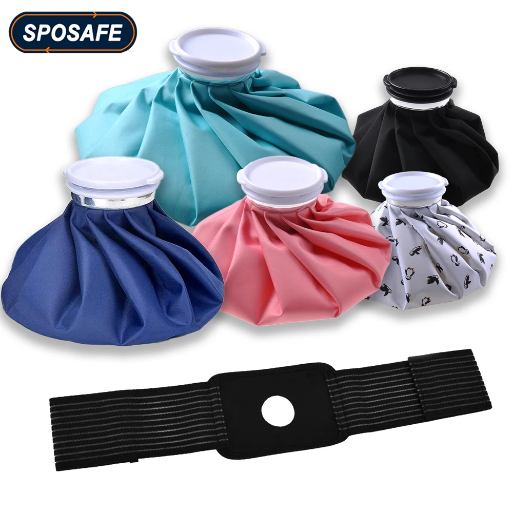 

Ice Cold Pack Reusable Ice Bags Hot Water Bag with Elastic Support Bandage for Sports Injuries, Cold Hot Therapy, Pain Relief