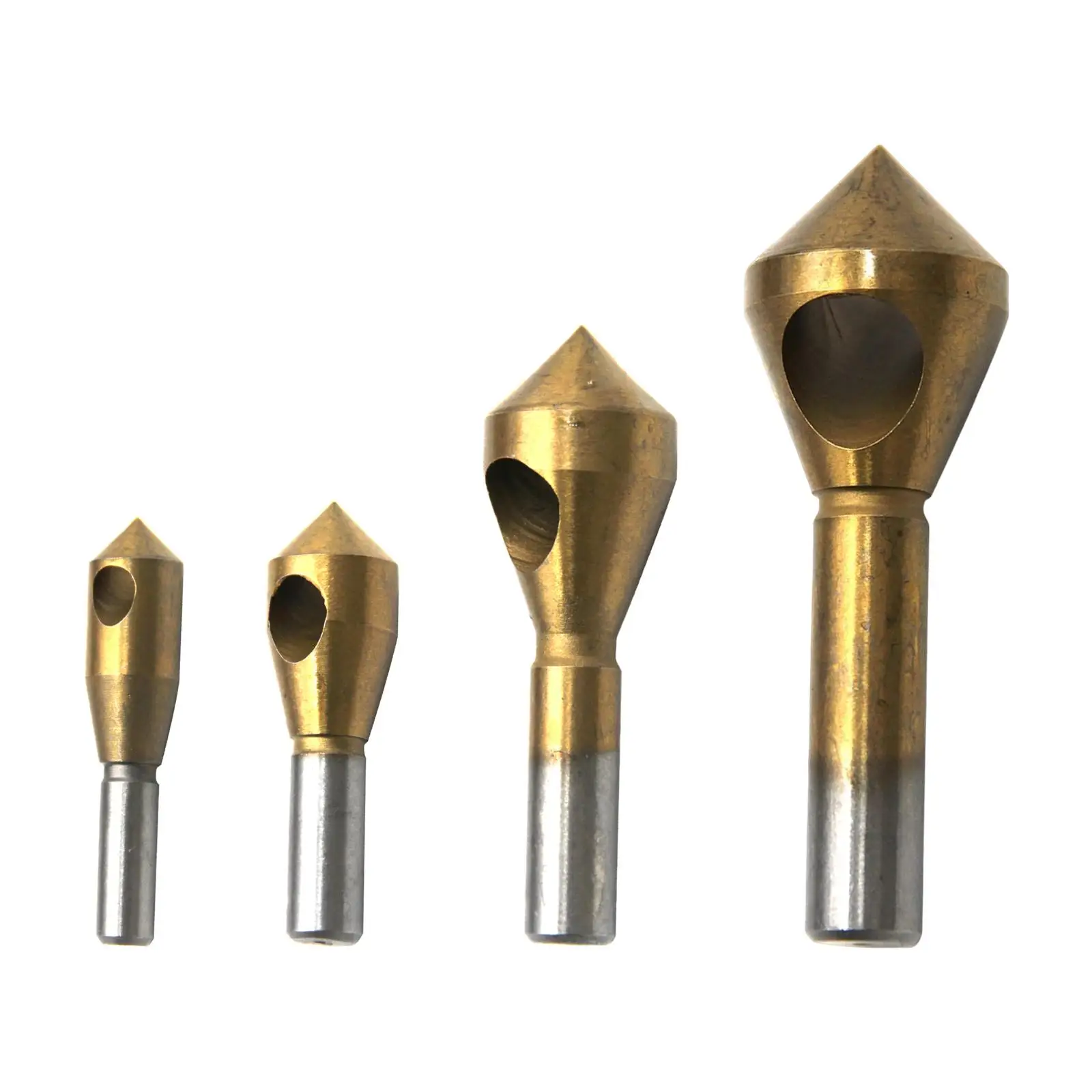 

High Speed steel drill Quick Change with Hole Countersink Deburring Drill Bit for Furniture Cabinet Board Woodworking