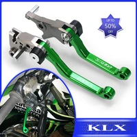 dirt bike pivot foldable brake clutch levers motorcycle accessories for kawasaki klx125 klx150 s bf l klx230 r klx250 s sf klx