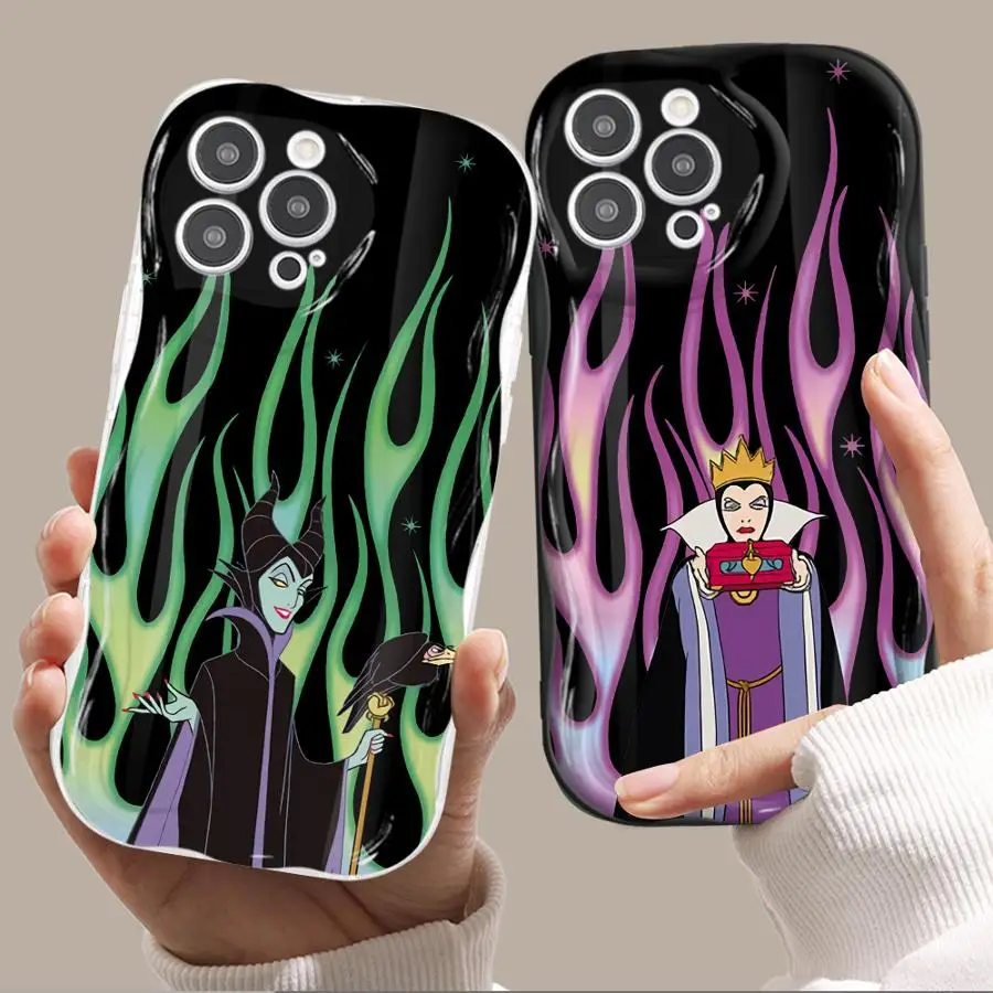 Disney Villain Witch Queen Phone Case for Apple iPhone 12 Pro 13 Mini XR 11 15 16 ProMax 14 Plus 8 7 SE XS Max Soft Cover