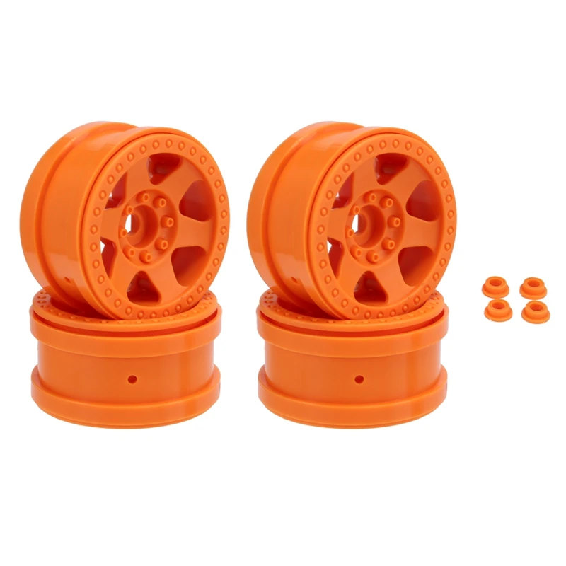 

4PCS Plastic 2.2 Beadlock Wheel Rim Wheel Hub For 1/10 RC Crawler Car Axial SCX10 Wraith RR10 Capra Traxxas TRX4