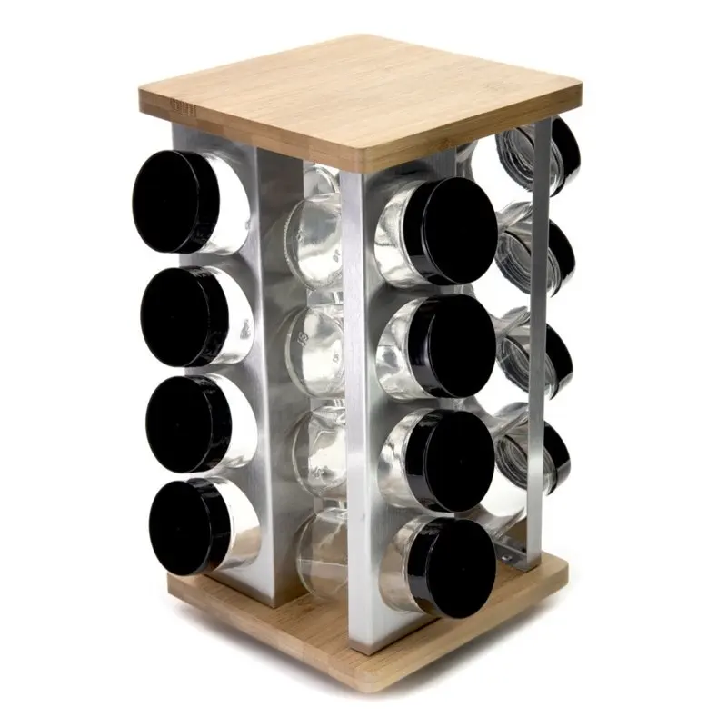 

Luxurious Unfilled Spice Rack - Ideal for Home or Restaurant Cooking and Meal Preparation