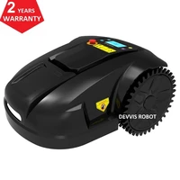 devvis the latest 6th generation robot electric motor lawn mower with gyroscope navigation 6 6ah lithium battery