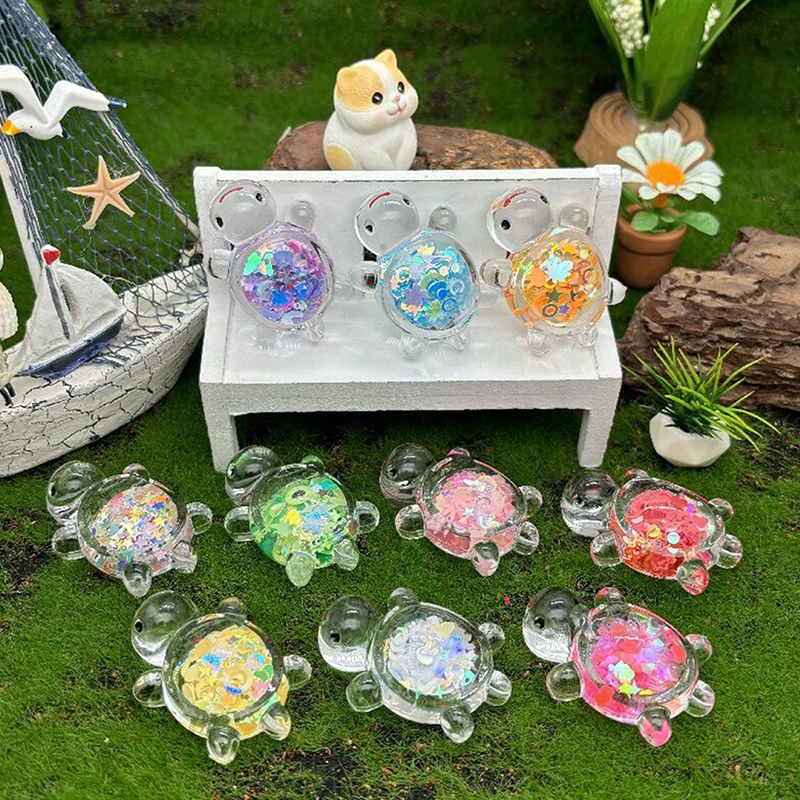 1 шт. милый прозрачный светящийся блестящий большой черепаха сделай сам модные