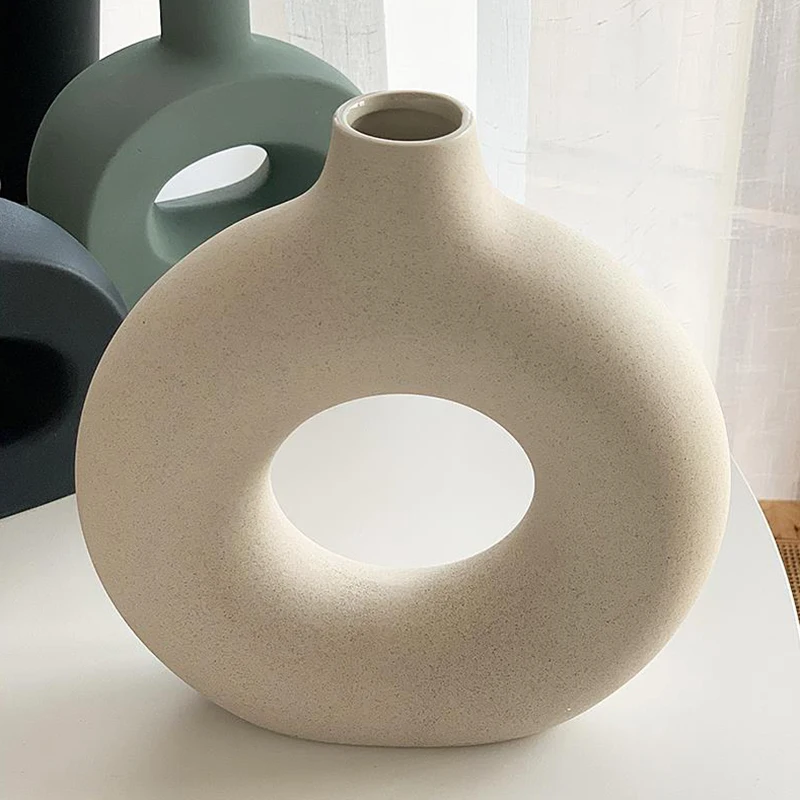 Маленькая керамическая ваза с цветочным дизайном роскошная Ikebana Современная