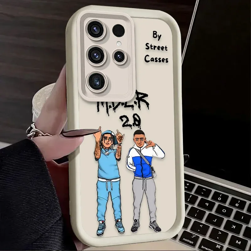 Фото Чехол M-Morad MDLR Rapper для Samsung Galaxy S23 S24 S25 Ultra S22 S21 Plus FE A36 A56 A26 A16 A06 A15 A25 A35 A55 5G Soft Cover №3