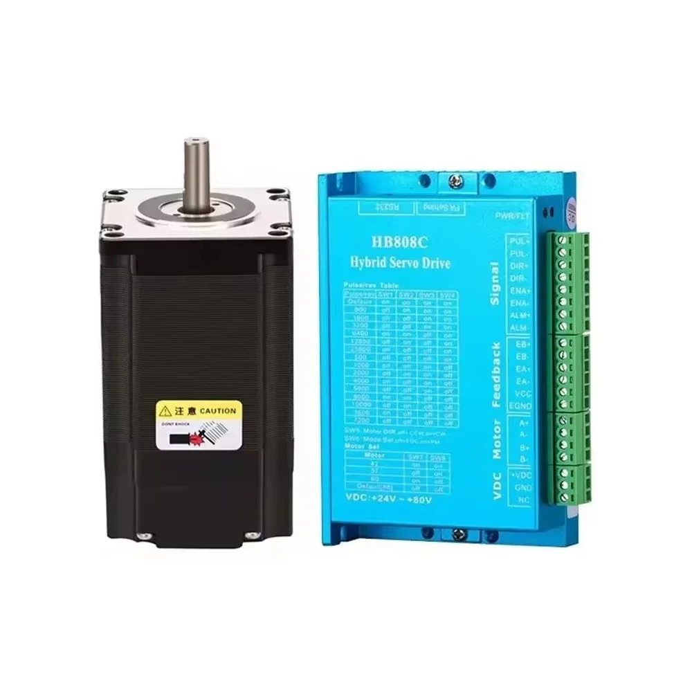 

Шаговый двигатель Nema23 57HB250+HBS57H 1,5/2,2/3 Нм с энкодером