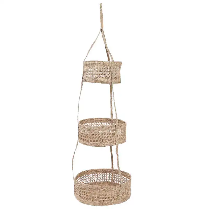

Hanging Fruit Basket Hanging Basket Multi Function Sturdy Durable for Office for Bedroom for Kitchen